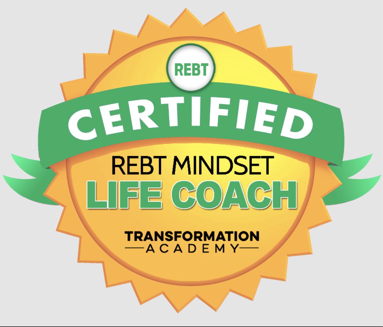 REBT Mindset Life Coach Badge